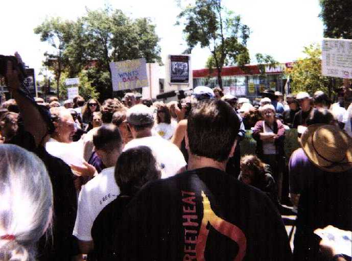 Rally photo, 7/24/99